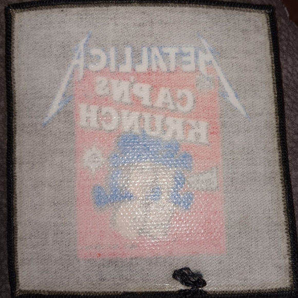 Metallica Kapns Of Krunch Iron On Patch - Picture 3 of 4